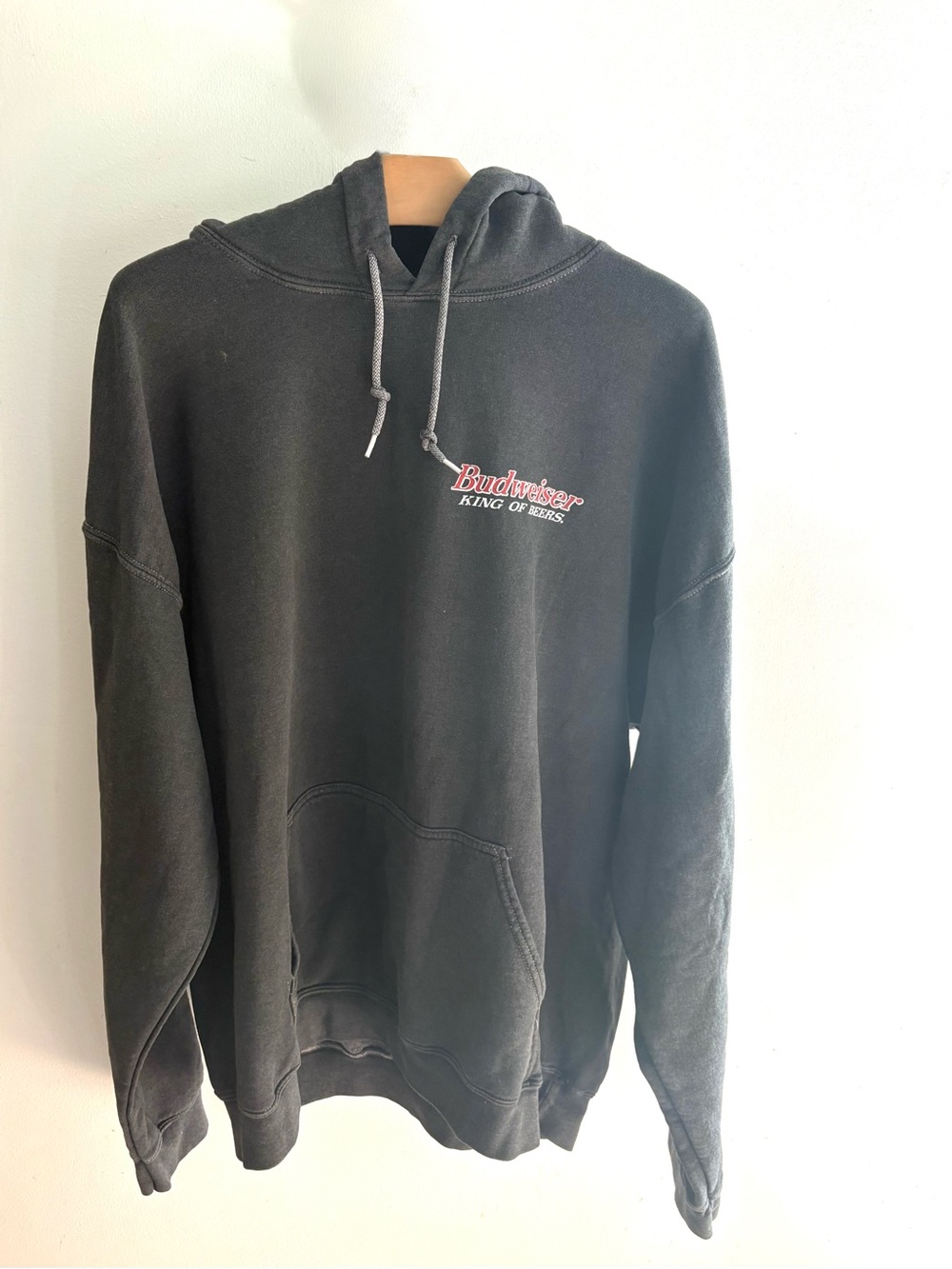 Budweiser King of Beers Charcoal Hoodie from Urban Outfitters